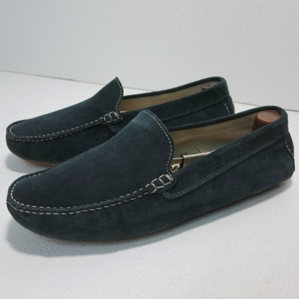 Michael Pasinkoff Suede Leather Driver Moccasins Shoes Mens Footwear sz 42